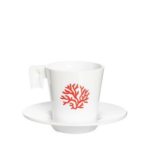 Mercan Desenli Kahve Fincanı